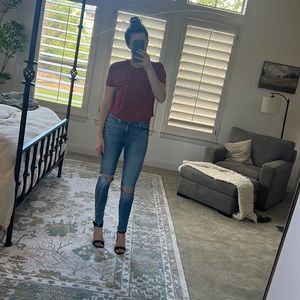 Good American ripped Jeans